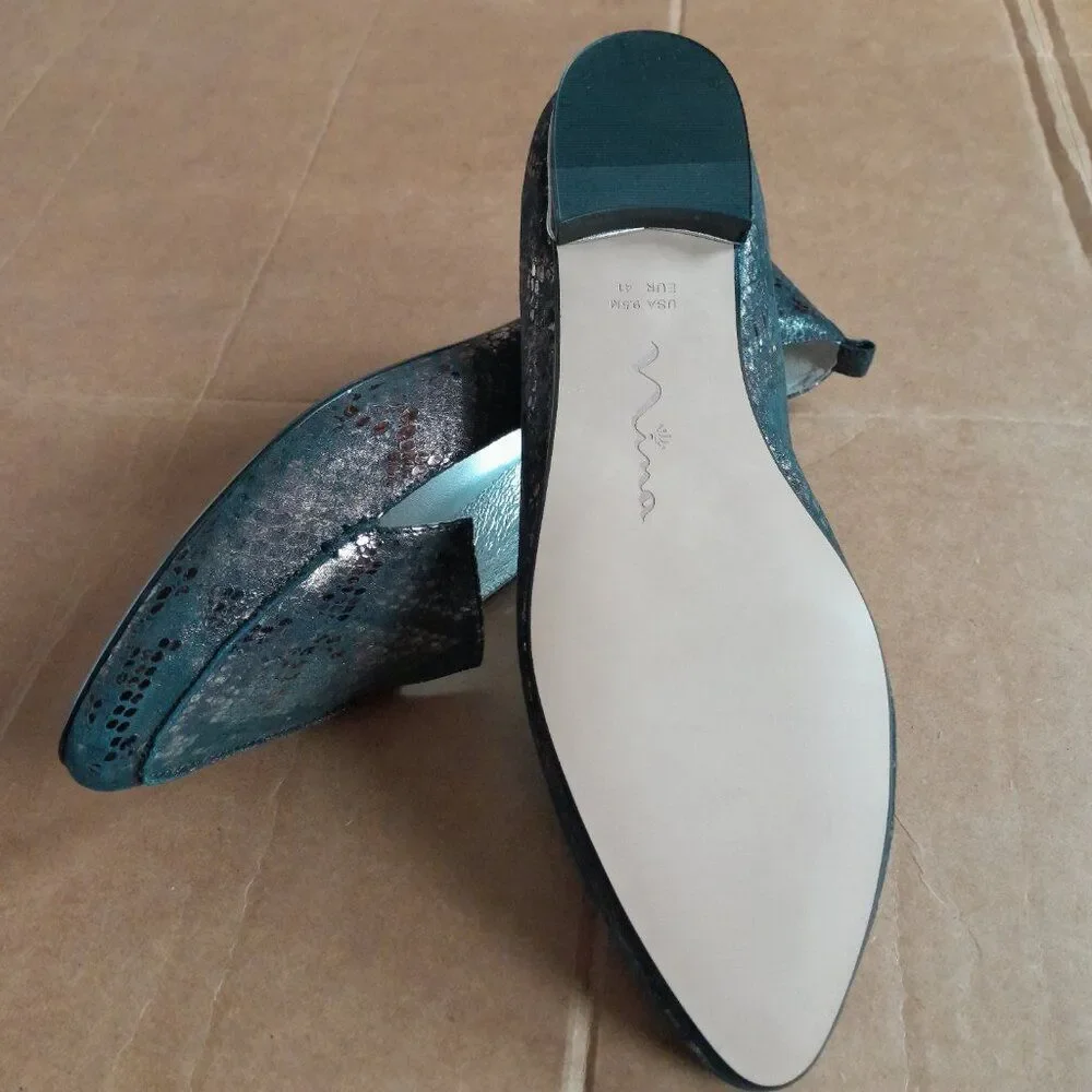 Nina New York Women's Originals, Quay3 Loafers, Liquid Bronze D, Size 9.5M